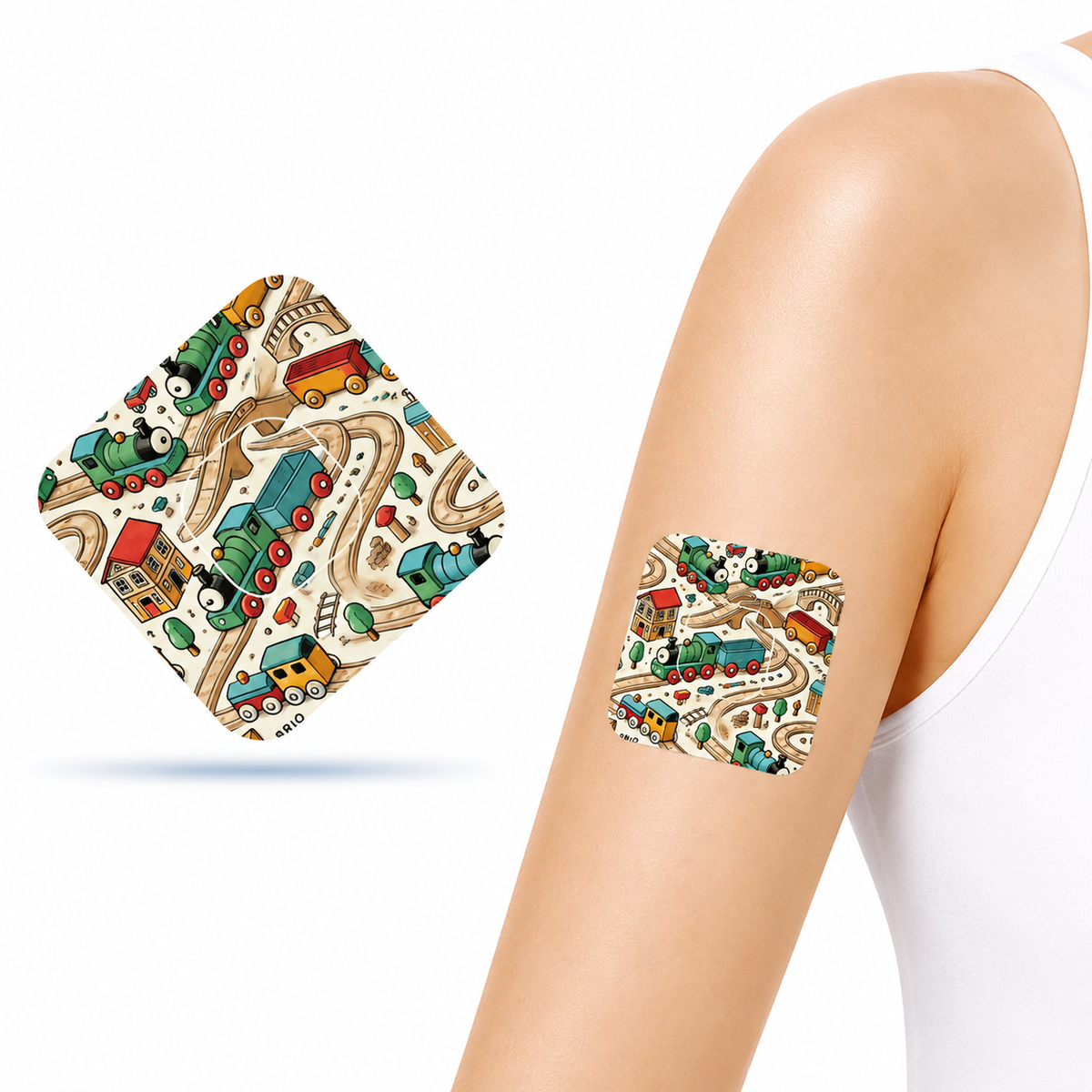 Tåg CGM Patches för Medtronic Simplera sync inkl. Sensor Sticker