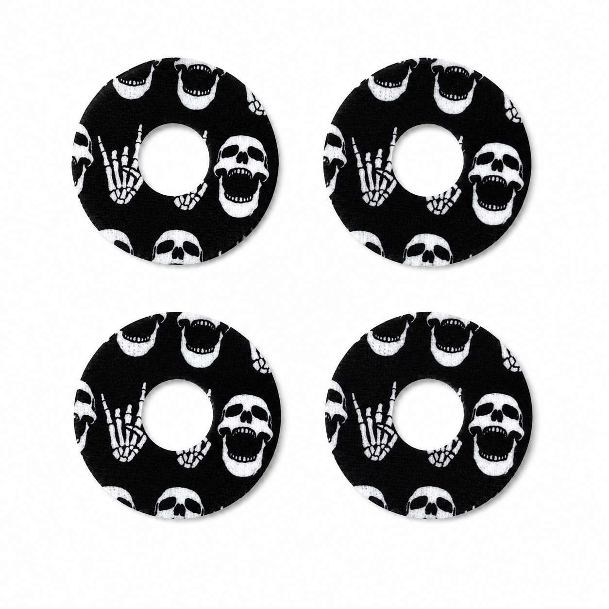 Rock'N'Roll Skull Sensor Patch for Freestyle Libre 3 (5-pack)