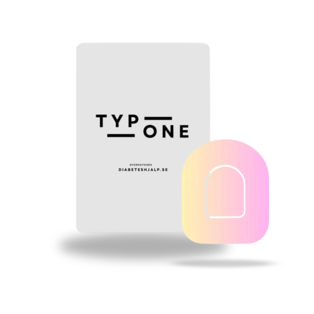 Dynamiska pink overpatches för Omnipod 5 och dash - designade för att matcha din livsstil.