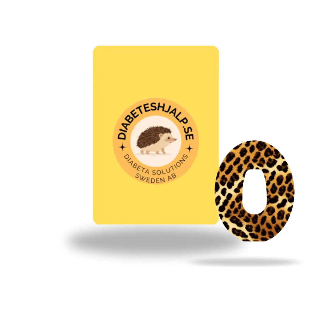 Leopardmönster CGM-Sensor Patches för Dexcom G6, stiliga och skyddande remsor som går att använda för en unik och djärv design av CGM-sensorn. Perfekt för aktiv livsstil med hudvänligt material.