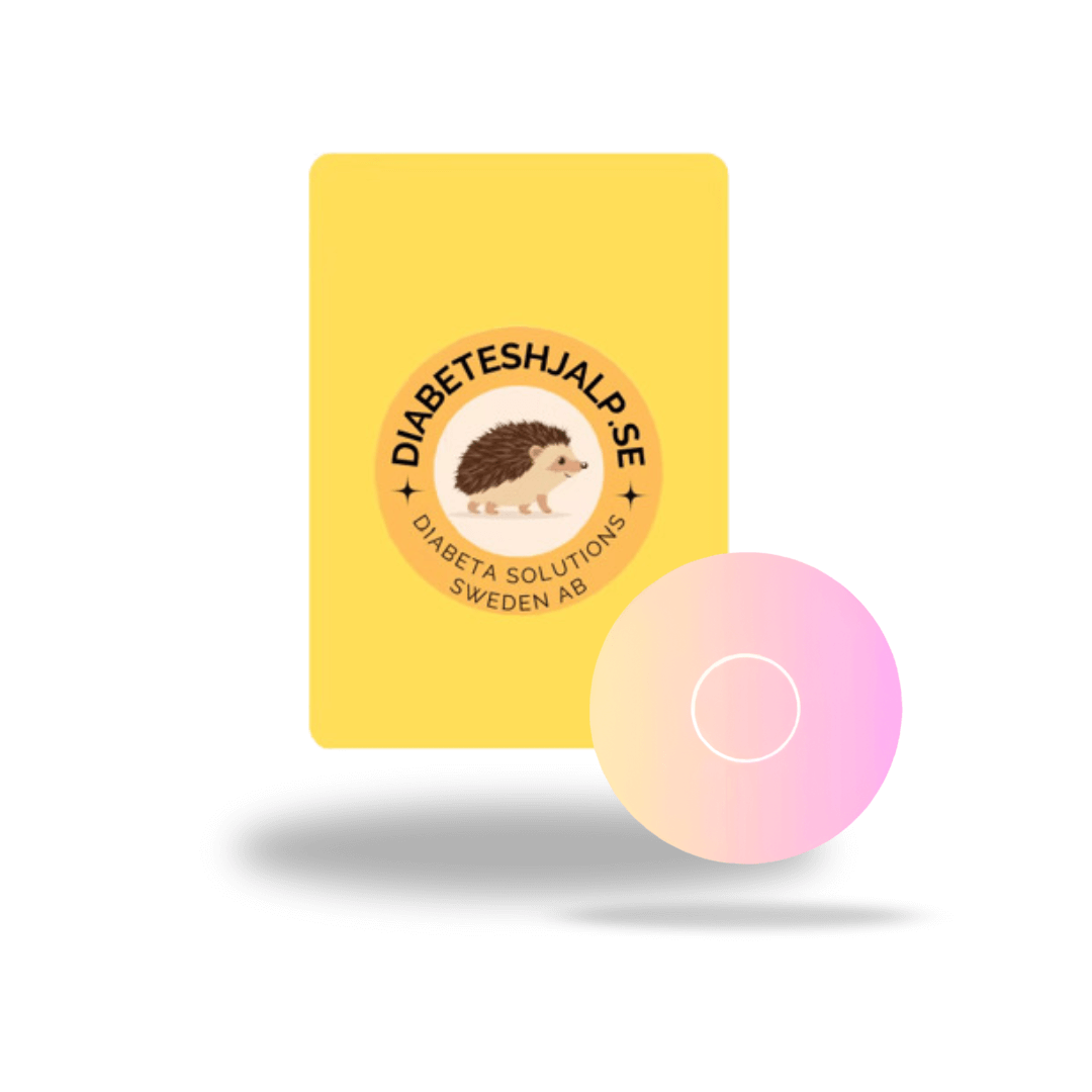Elegant Pinkish CGM Sensor Patch för Freestyle Libre 3 som ger stil och säkerhet under aktiviteter, perfekt för att skydda din Freestyle Libre.