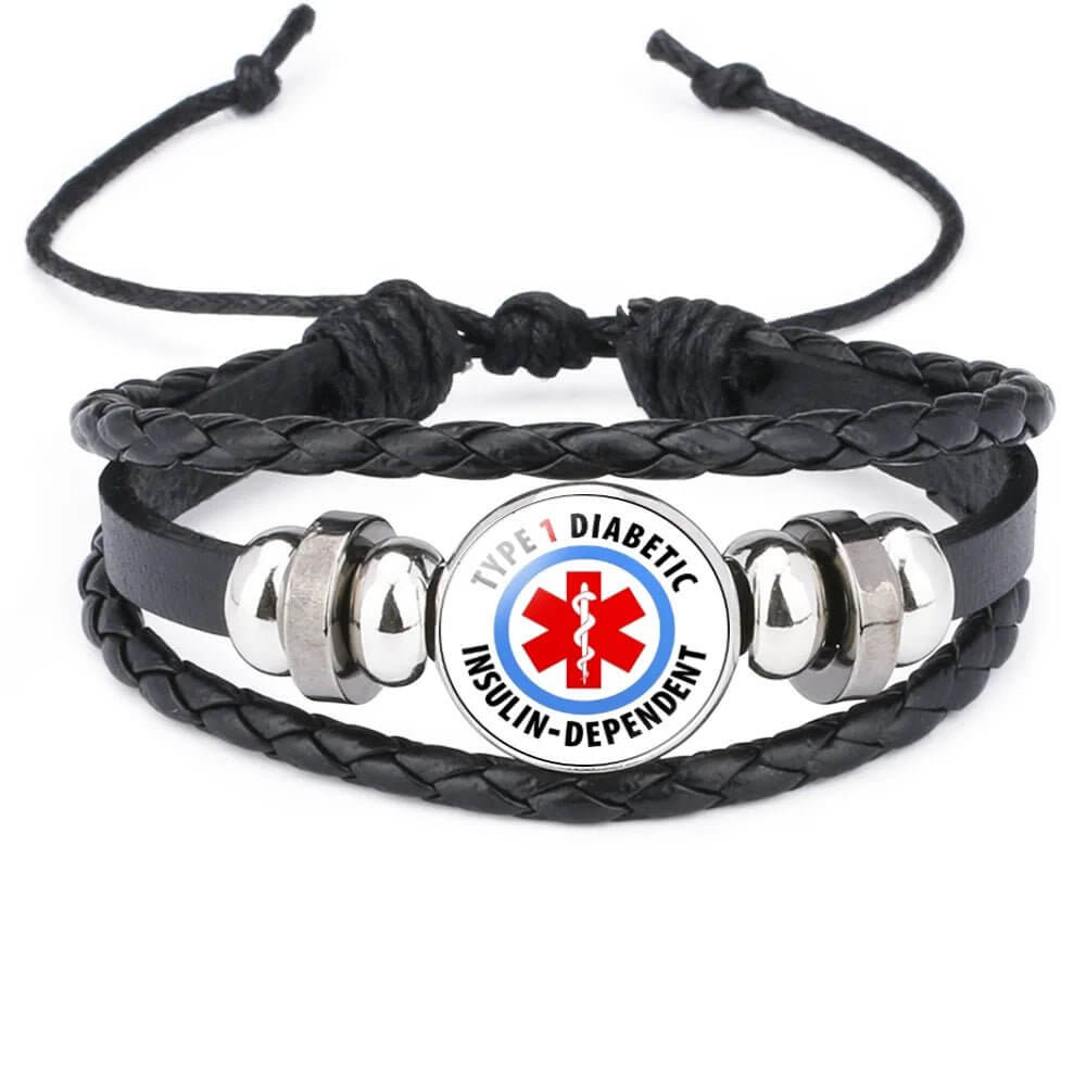 Armband Diabeta Alert - Diabetes Typ 1 och Typ 2 - bär med stolthet - Diabeteshjalp