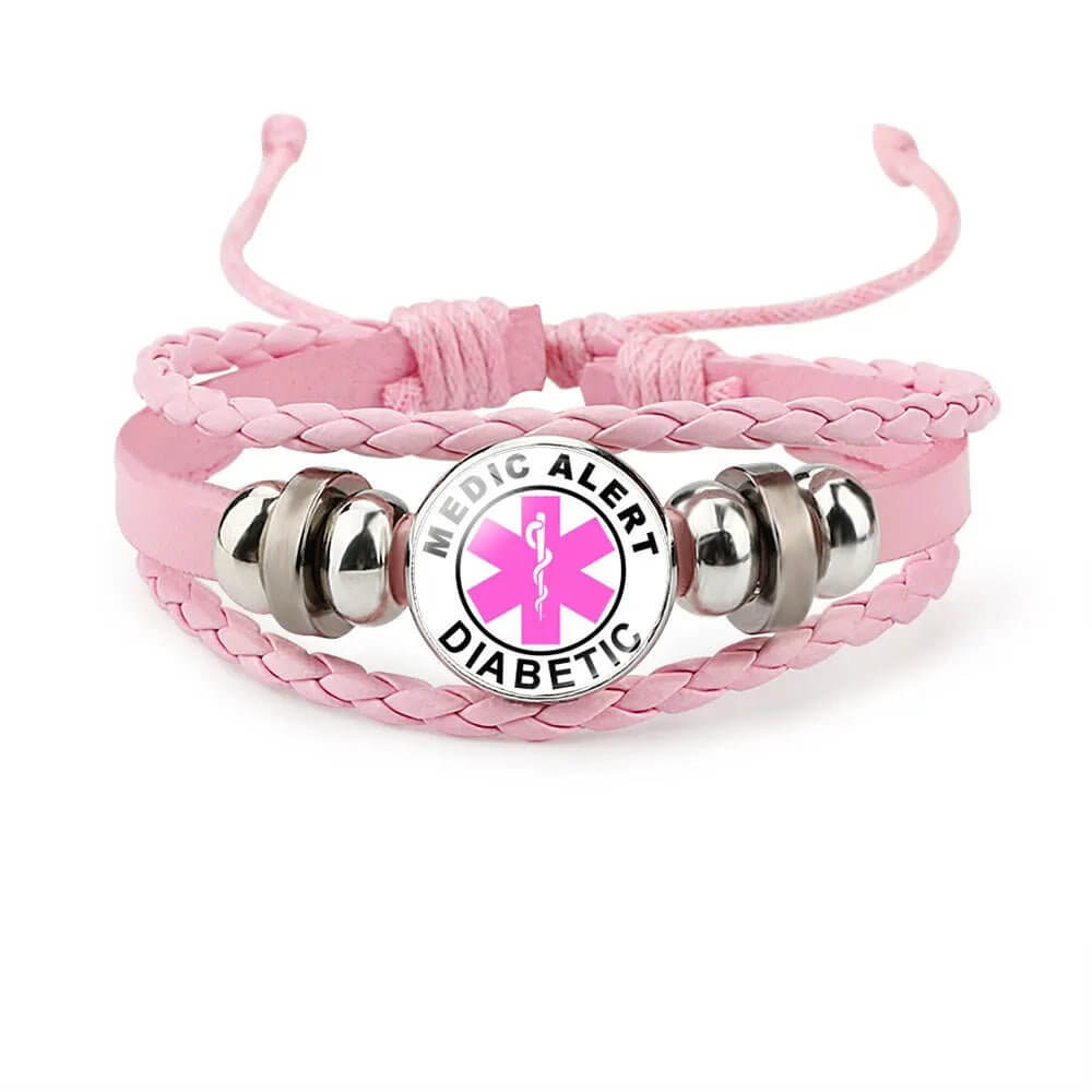 Armband Diabeta Alert - Diabetes Typ 1 och Typ 2 - bär med stolthet - Diabeteshjalp