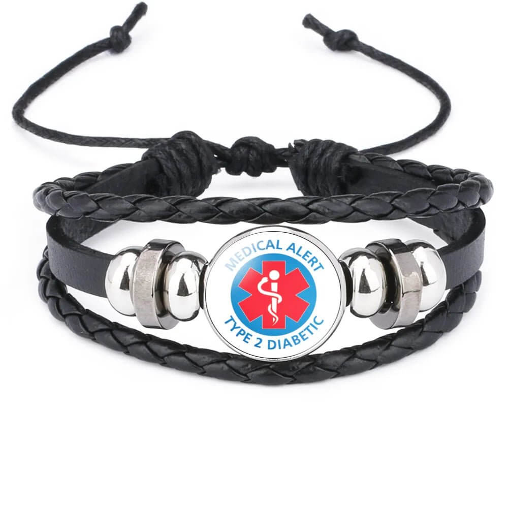 Armband Diabeta Alert - Diabetes Typ 1 och Typ 2 - bär med stolthet - Diabeteshjalp