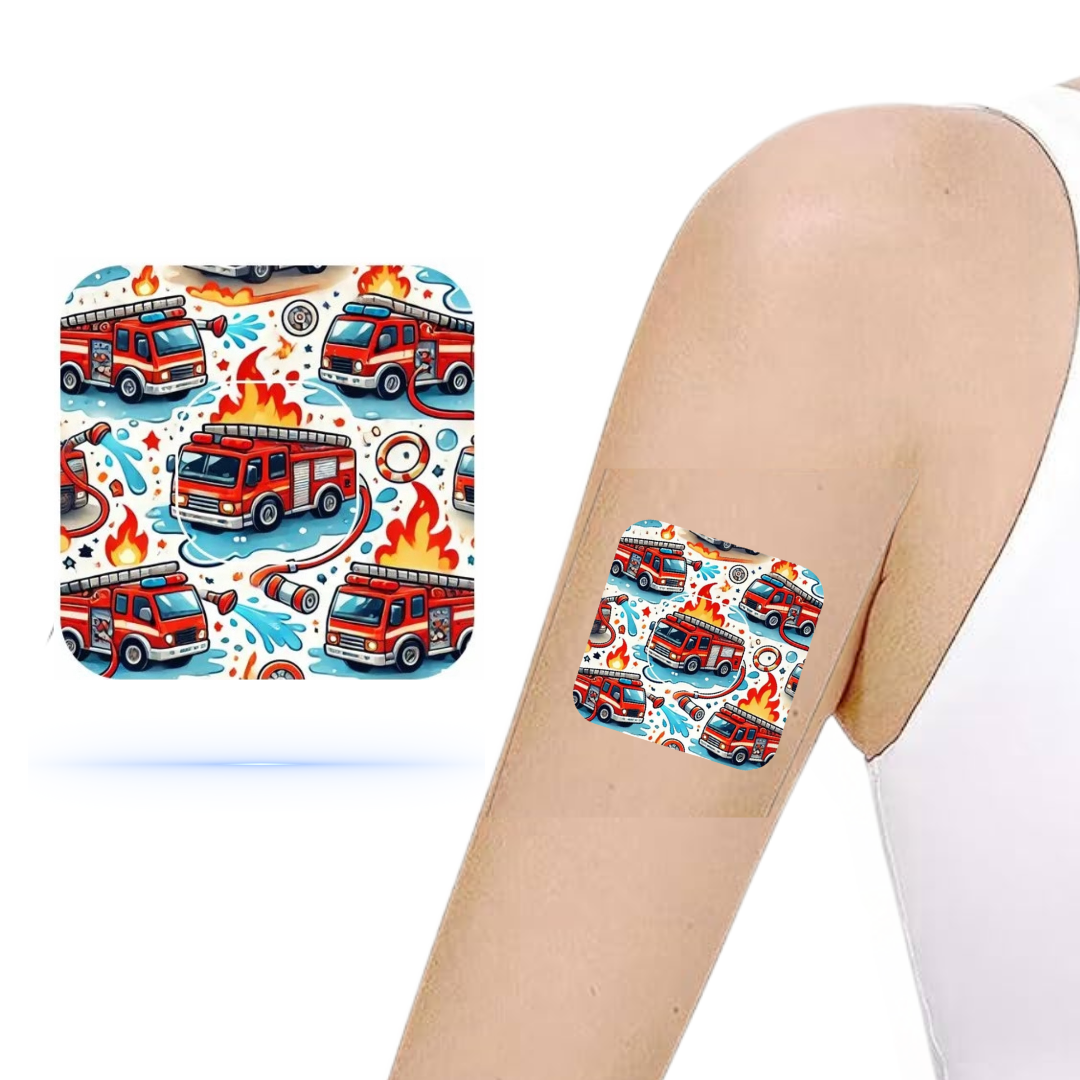 Simplera Sync Happy Mix Pack CGM overpatches (4-pack) – Lekfullt och färgstarkt skydd för din sensor - Diabeteshjalp