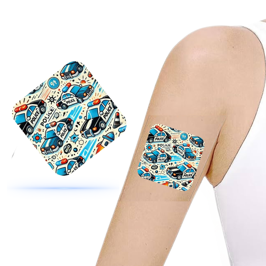 Simplera Sync Happy Mix Pack CGM overpatches (4-pack) – Lekfullt och färgstarkt skydd för din sensor - Diabeteshjalp