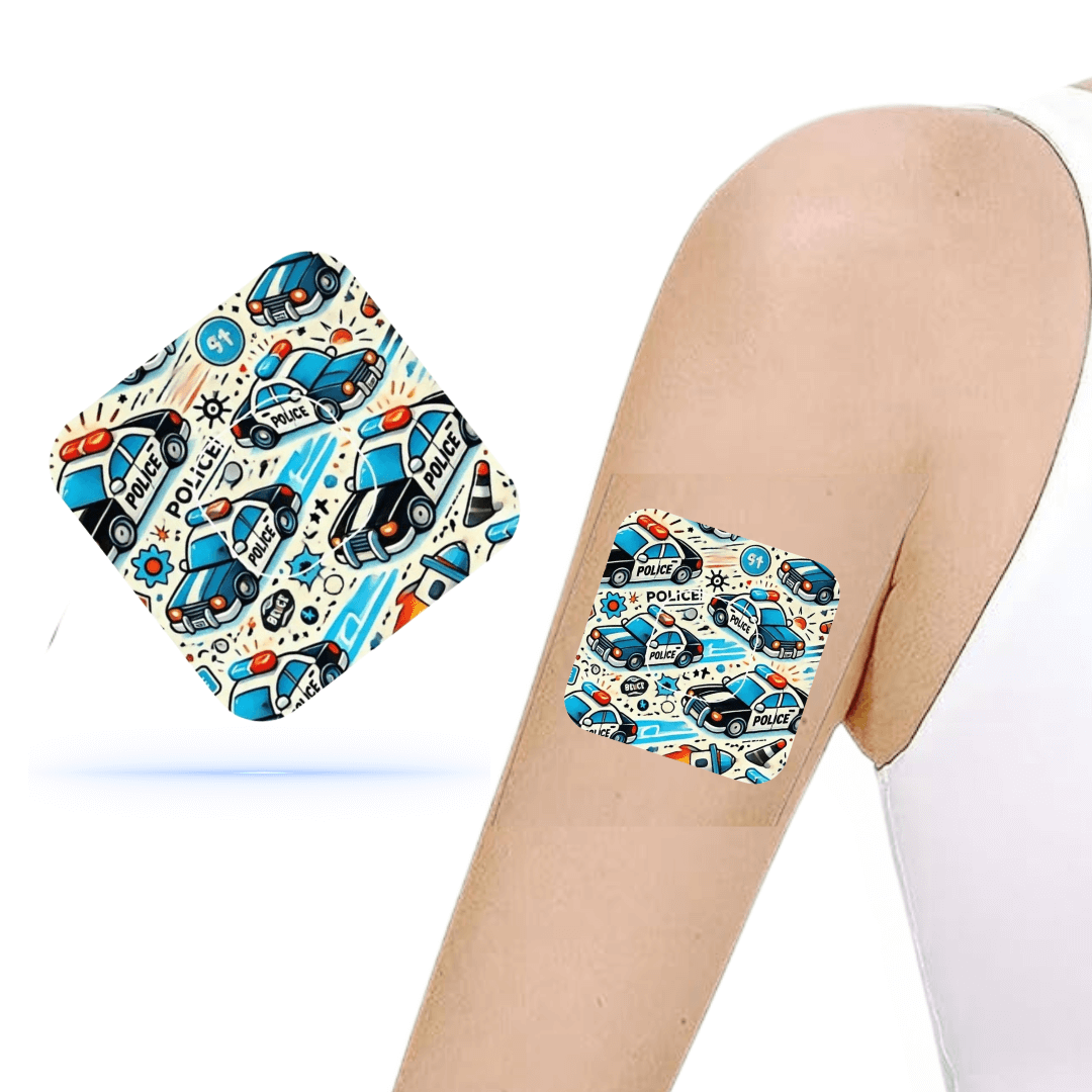 Simplera Sync Happy Mix Pack CGM overpatches (4-pack) – Lekfullt och färgstarkt skydd för din sensor - Diabeteshjalp