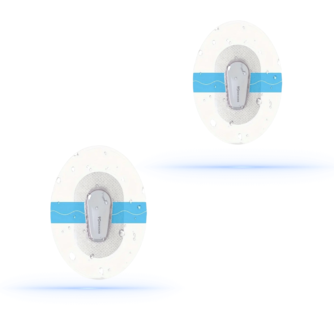 Sport Sensor Patch Aktiv Transparent För Dexcom G6 - Diabeteshjalp