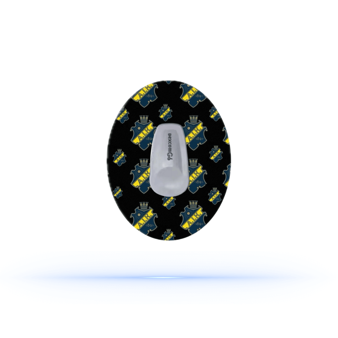 AIK Sport CGM sensor patches för Dexcom G6 (5-pack) - Diabeteshjalp
