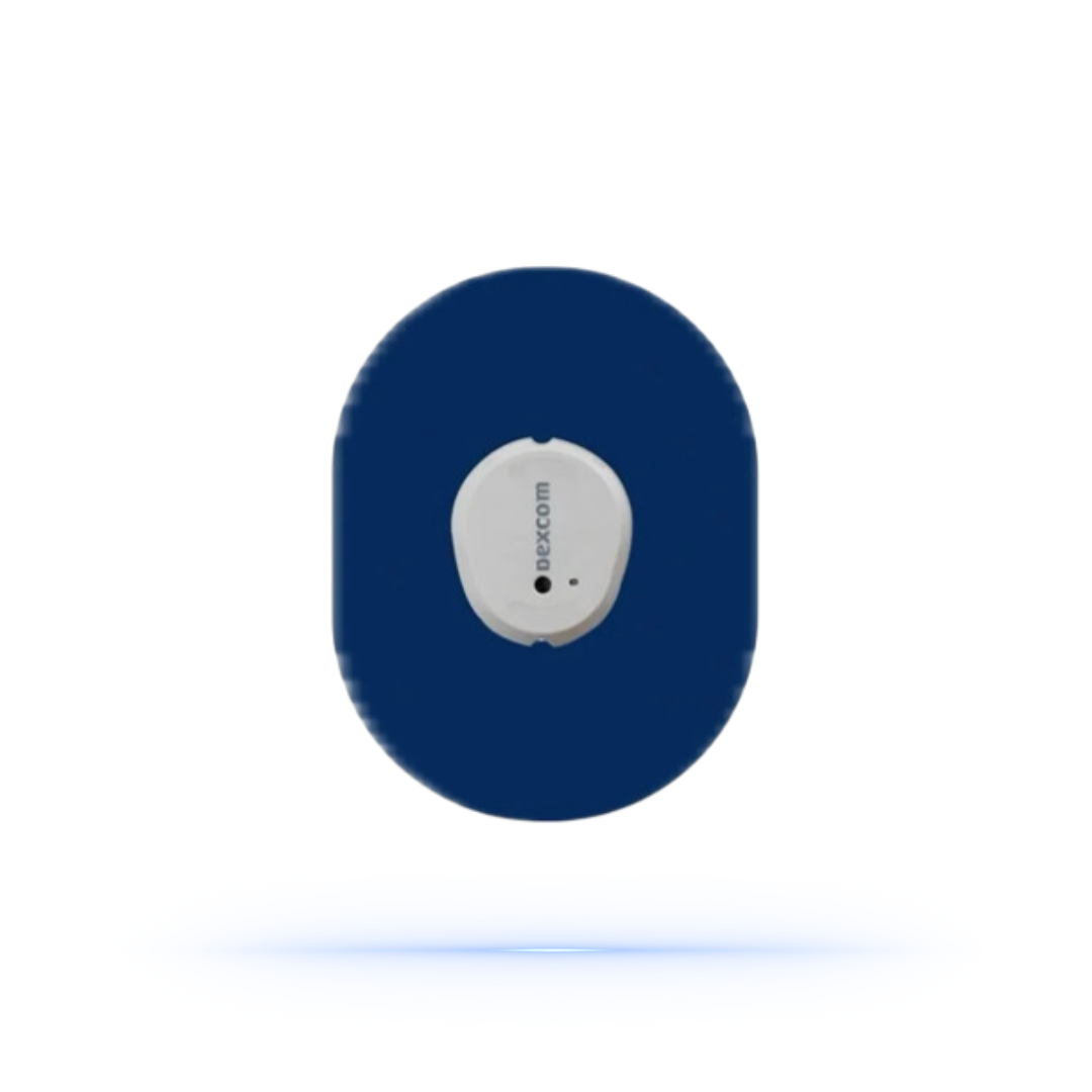 Navy Blue CGM sensor patches för Dexcom G7 Sensor (10-pack) - Diabeteshjalp