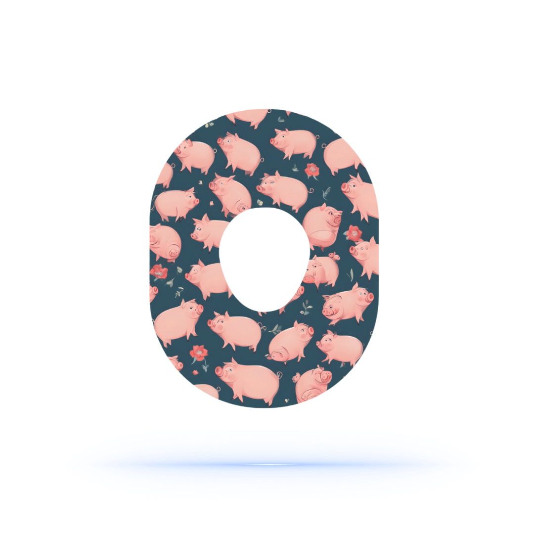 PiggyPrint CGM Sensor overpatches för Dexcom G7 (10-pack) - Diabeteshjalp