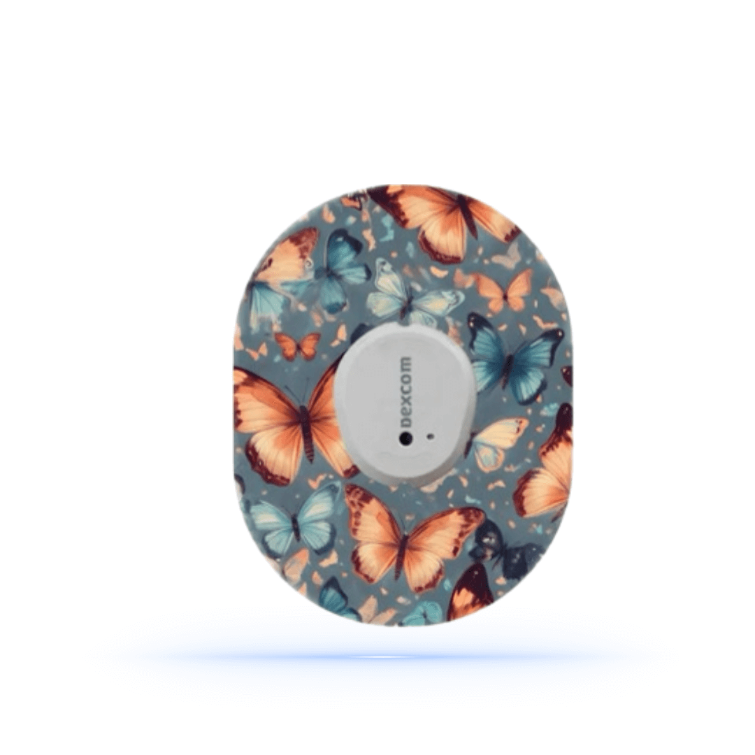 Butterfly CGM sensor patches för Dexcom G7 (5-pack) - Diabeteshjalp