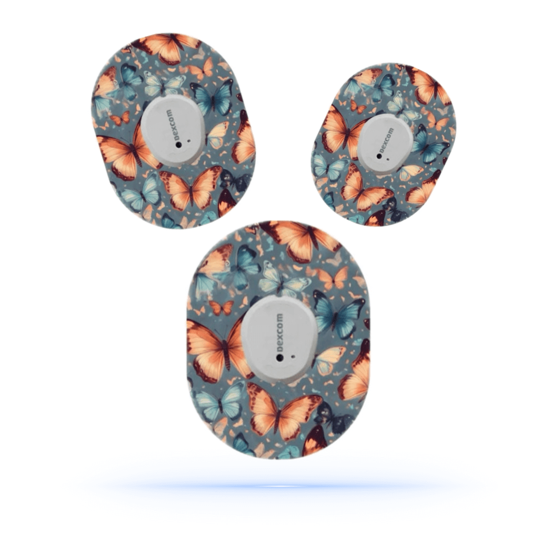 Butterfly CGM sensor patches för Dexcom G7 (5-pack) - Diabeteshjalp