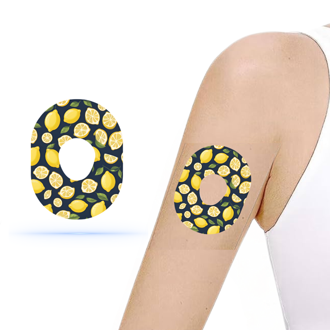 Lemon's CGM Sensor overpatches för Dexcom G7 (5-pack) – Uppfriskande och livfull touch - Diabeteshjalp