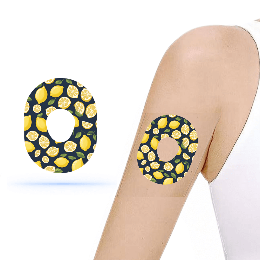 Lemon's CGM Sensor overpatches för Dexcom G7 (5-pack) – Uppfriskande och livfull touch - Diabeteshjalp
