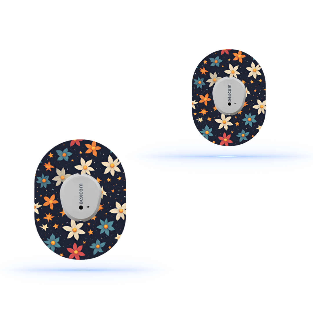 Nightflowers CGM sensor patches för Dexcom G7 (5-pack) - Diabeteshjalp
