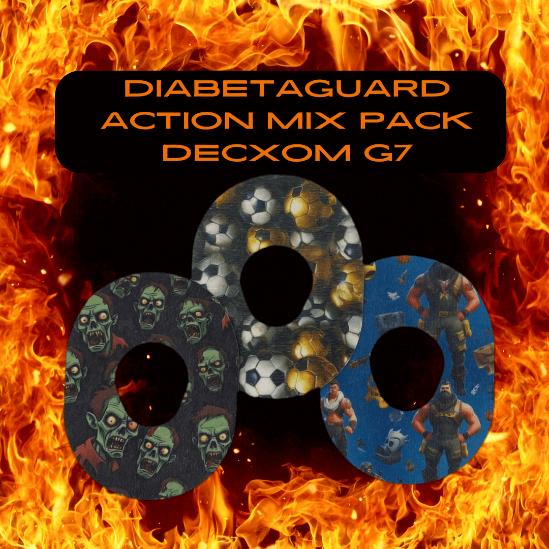 Action MixPack CGM sensor patches för Dexcom G7 (3-pack) - Diabeteshjalp
