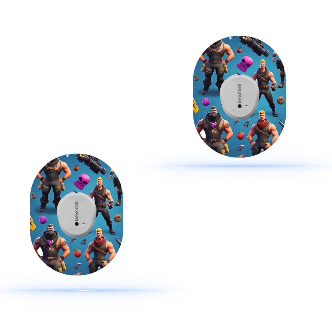 FortniteTeam CGM Sensor Patches för Dexcom G7 (10-pack) - Diabeteshjalp