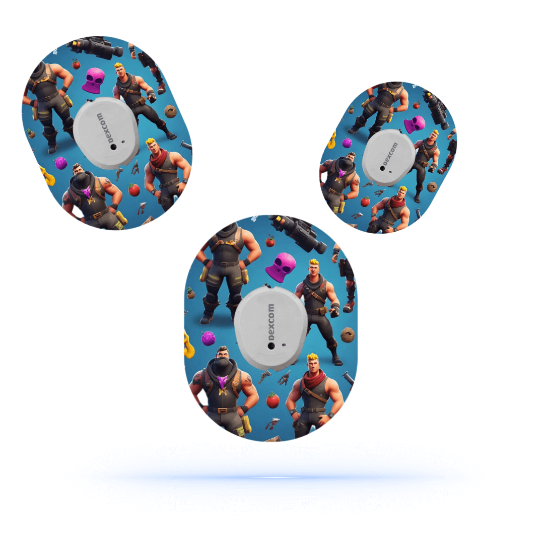 FortniteTeam CGM Sensor Patches för Dexcom G7 (10-pack) - Diabeteshjalp