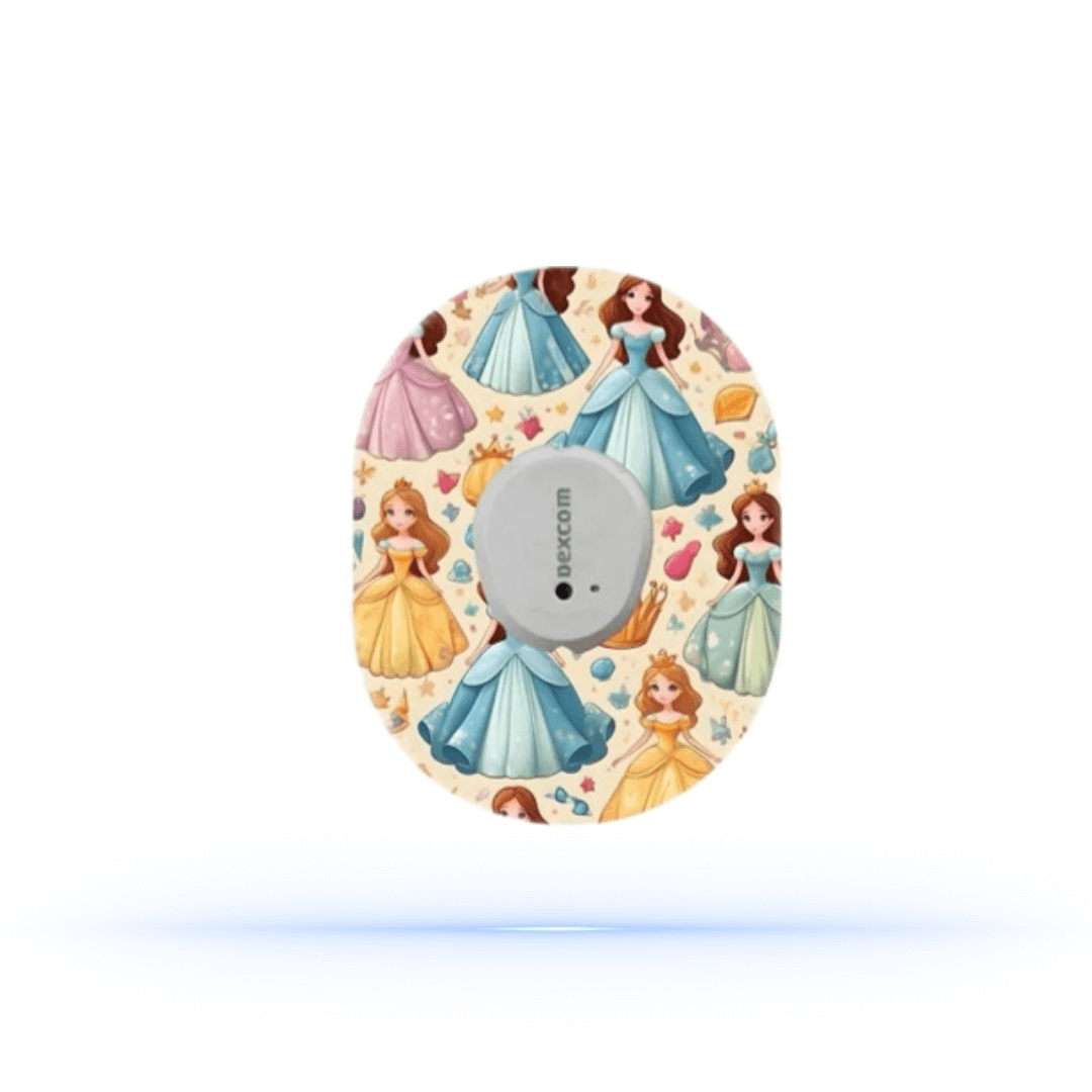 Princess MixPack CGM Sensor overpatches för Dexcom G7 (4-pack) - Diabeteshjalp