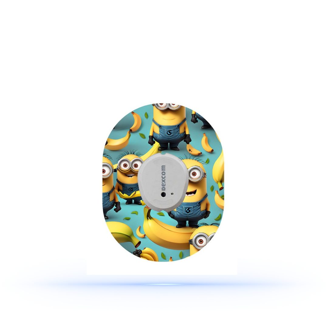 Minions CGM sensor Patches för Dexcom One+(5-pack) - Diabeteshjalp