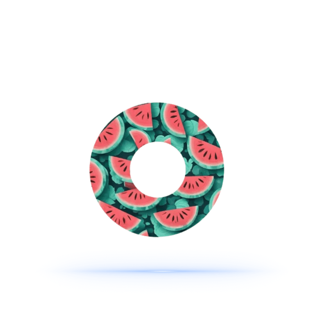 Watermelon CGM sensor patch för Freestyle Libre 1 & 2 (10-pack) - Diabeteshjalp