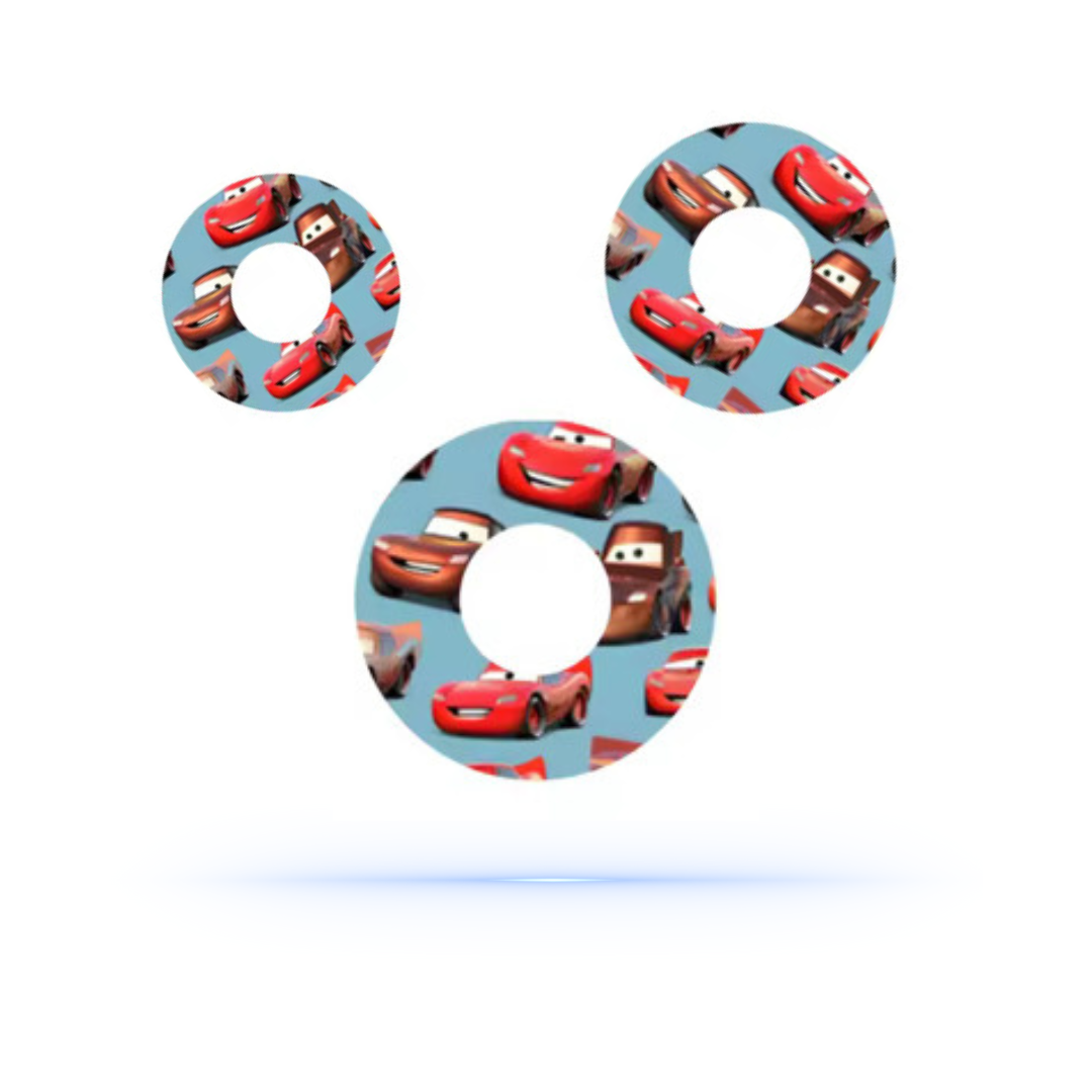 Racer Cars CGM Sensor Patch för Freestyle Libre 3 (10-pack) - Diabeteshjalp