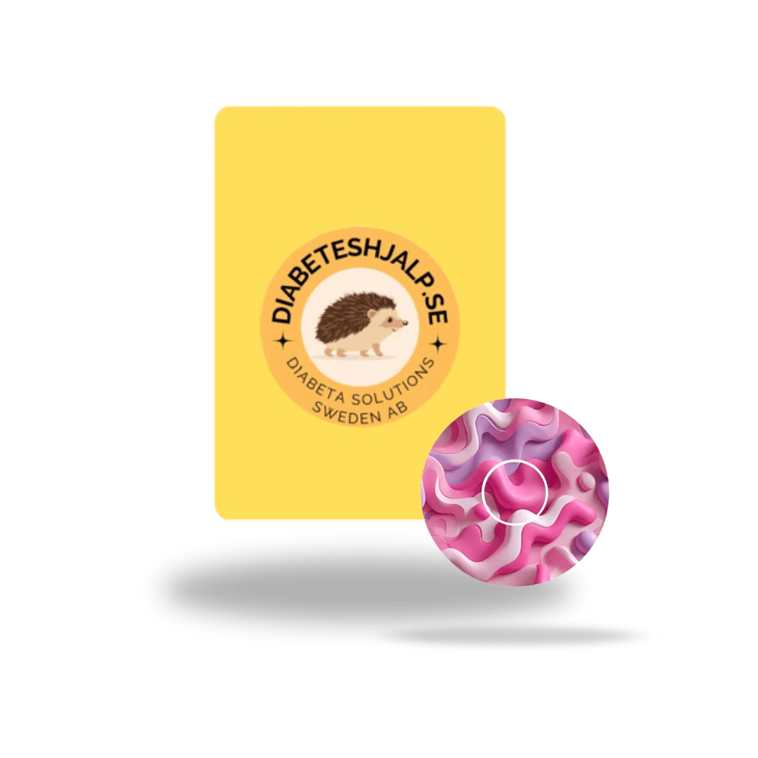 Camouflage Army Pink CGM Sensor Patch för Freestyle Libre 3 inkl. Sensor Sticker.