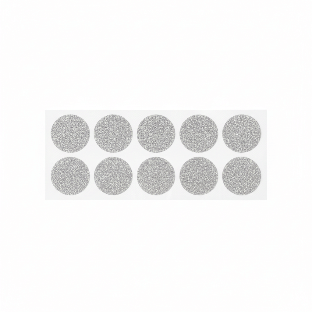 Freestyle Libre glitterstickers i silver, stilfulla accessoarer för CGM-sensorer. Passar till Libre 1 och 2. Förvandla din sensor med stil.