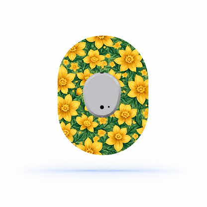 Dexcom G7 CGM-sensor overpatches – Sunflower