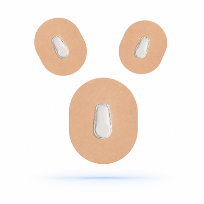 Dexcom G6 CGM-sensor overpatches – Beige