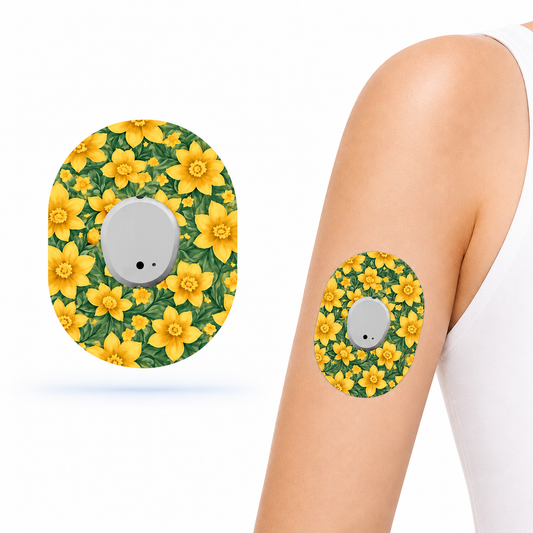 Dexcom G7 CGM-sensor overpatches – Sunflower