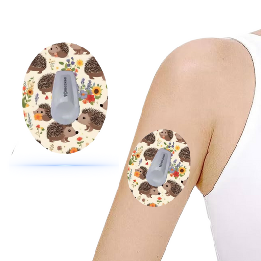 Igelkottar / hedgehog CGM sensor patch för Dexcom G6