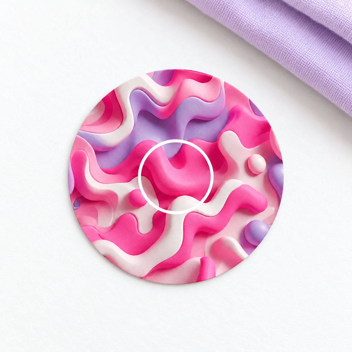 Camouflage Army Pink CGM Sensor Patch for Freestyle Libre 3 (10-pack) incl. Sensor Sticker