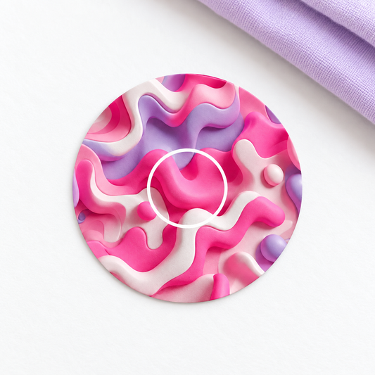 Camouflage Army Pink CGM Sensor Patch for Freestyle Libre 3 (10-pack) incl. Sensor Sticker