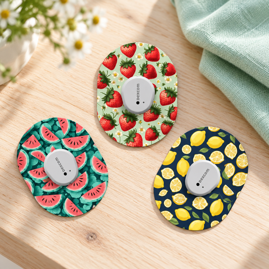 DiabetaGuard - Fruit MixPack CGM Patches Dexcom G7 (3-pack)