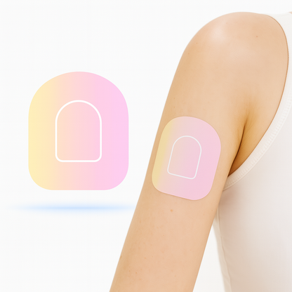 Pinkish Overpatches för Omnipod 5 och Dash – inkl. Pumpsticker - Diabeteshjalp
