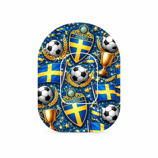 Omnipod 5 overpatches – Sveriges Edition inkl. VM-design