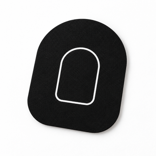 Black Overpatches för Omnipod 5 & Dash – inkl. pumpsticker