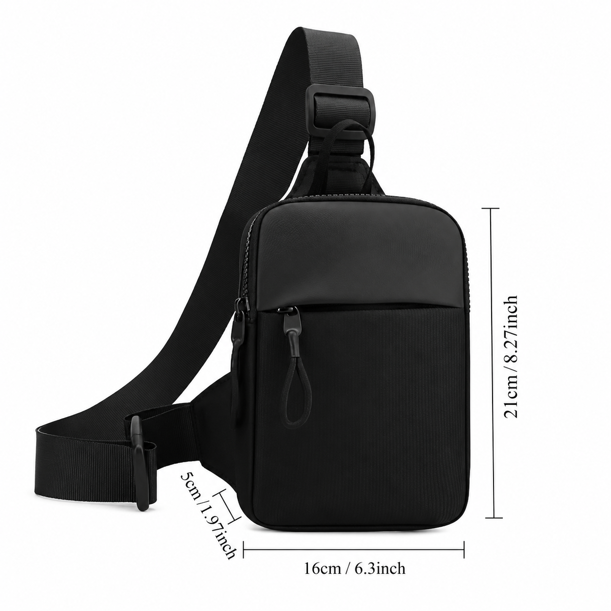 Sporty Pump crossbody bag in durable nylon