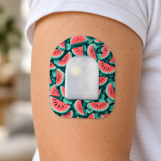 Watermelon Universal pump patches Omnipod (10-pack)