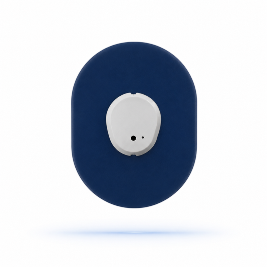 DiabetaGuard – Navy Blue CGM Patches for Dexcom G7 Sensor (10-pack)