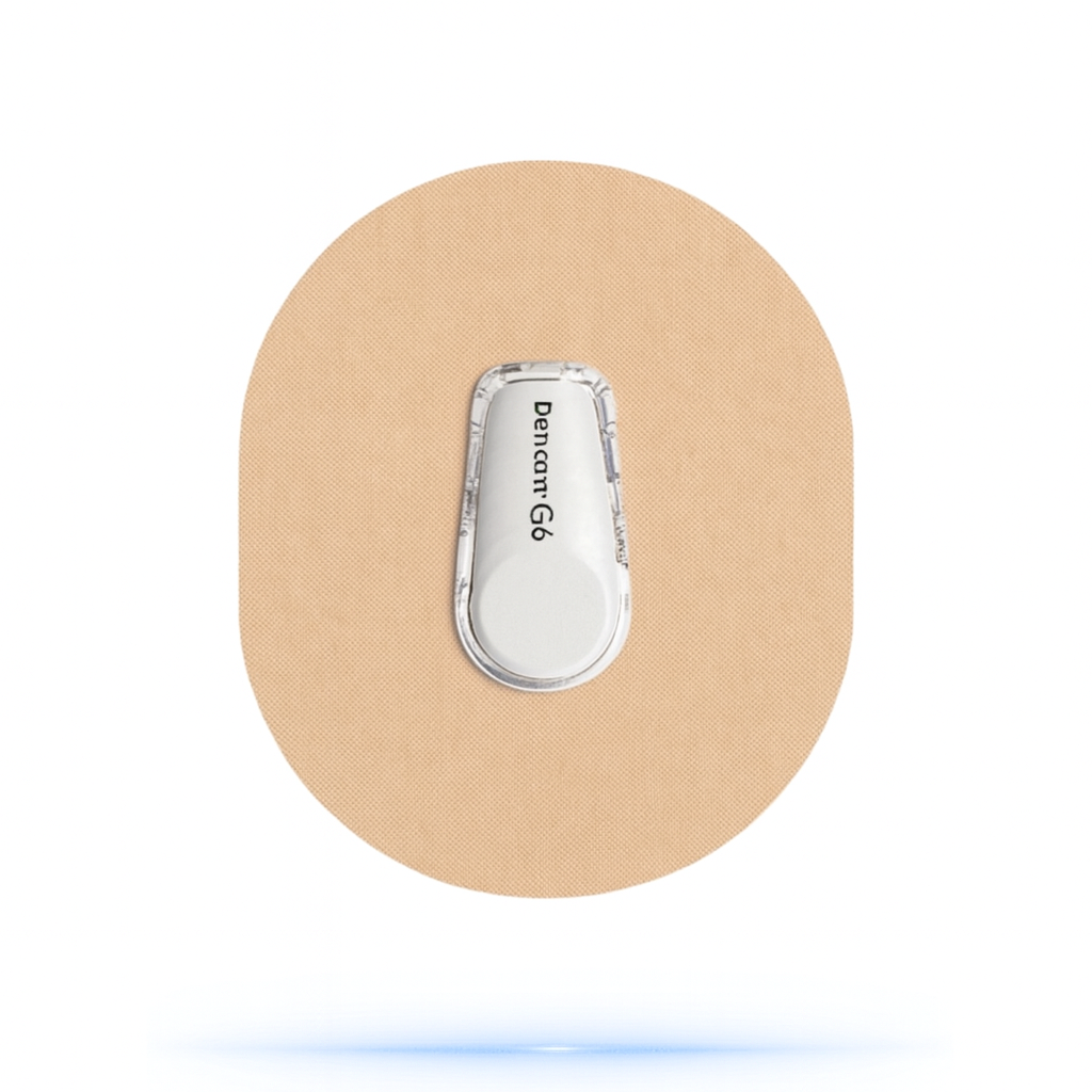CGM-Sensor overpatches typone Beige För Dexcom G6 - Diabeteshjalp