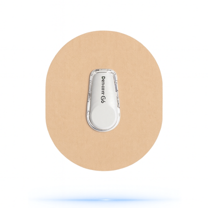 CGM-Sensor overpatches typone Beige För Dexcom G6 - Diabeteshjalp