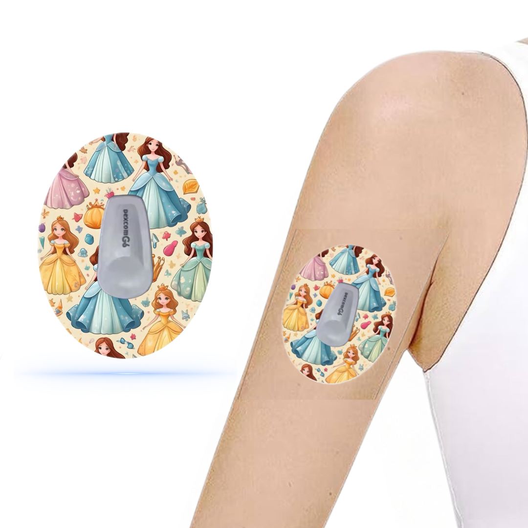 DiabetaGuard - Princess CGM Patches for Dexcom G6 (10-pack)