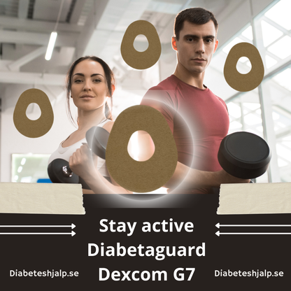 Stay active patch CGM Dexcom G7 