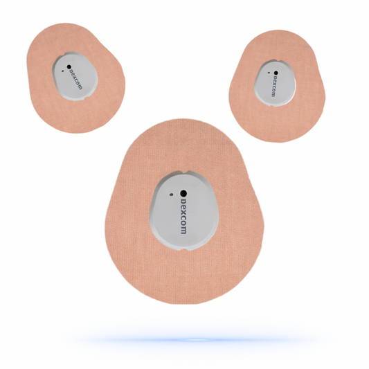 Sensor patch för dexcom g7 beige färg