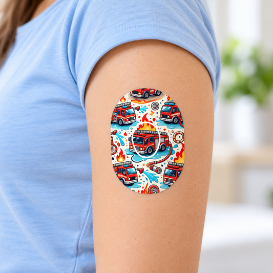 Dexcom G7 CGM-sensor overpatches – Brandbilar inkl. Sensor Sticker