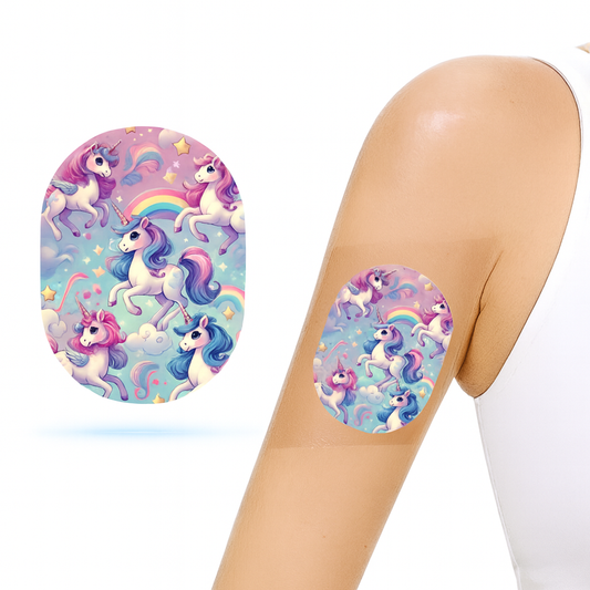Unicorn ponny CGM overpatches för Dexcom one+ Sensor  Ink sensor Sticker - Diabeteshjalp