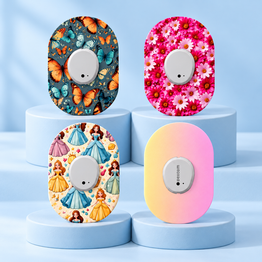 Princess MixPack CGM Sensor patches for Dexcom G7 (4-pack)